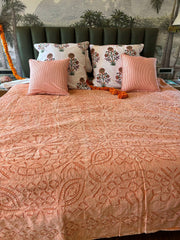 Tangerine  coverlet