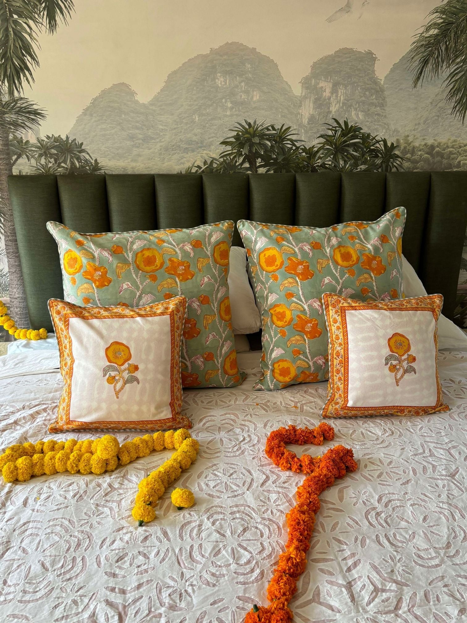 Marigold Fields Cushions