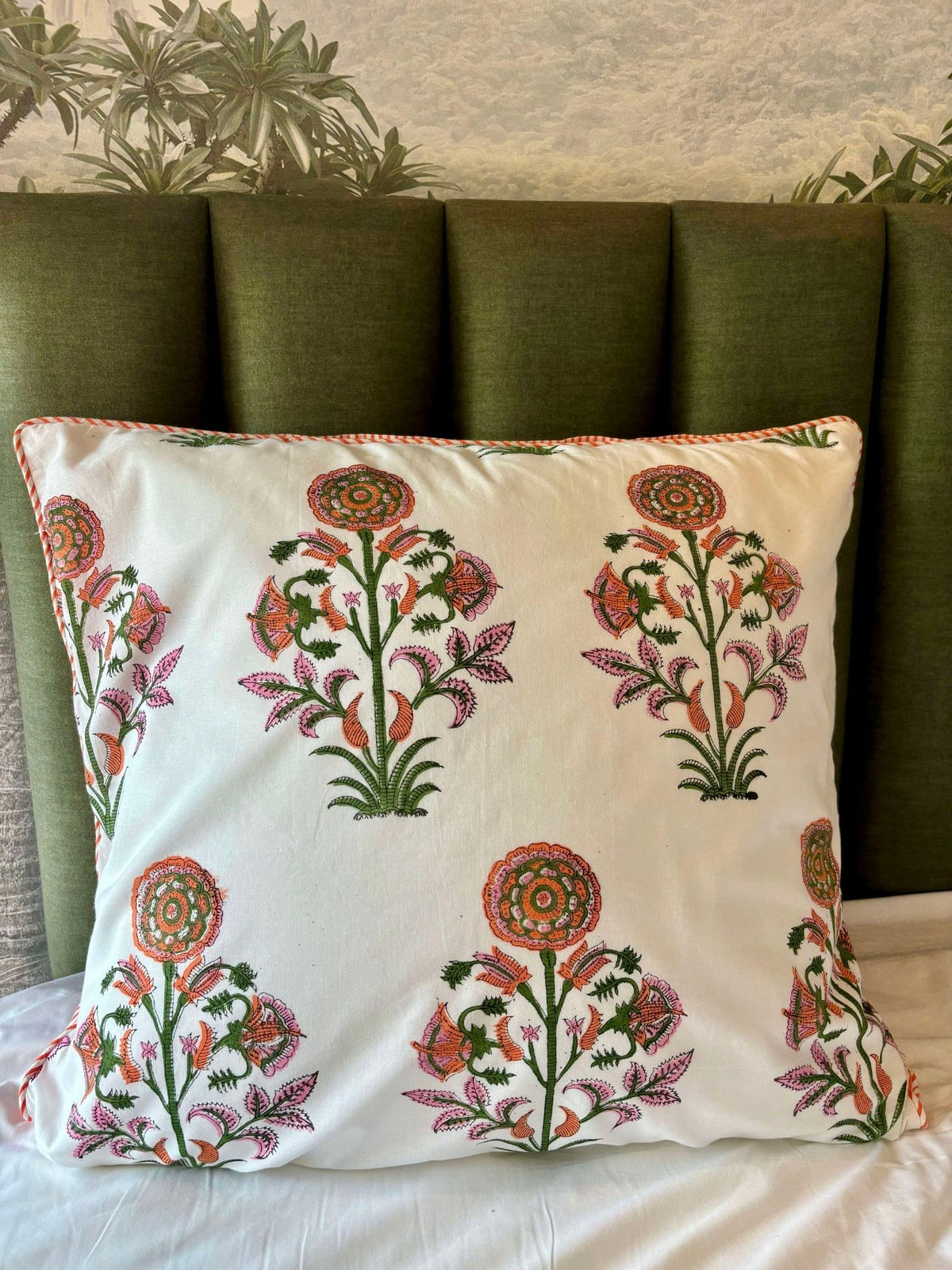 Pair of Jaipur Floral Pillow cases