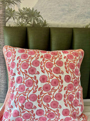 Pink poppies pillow cases